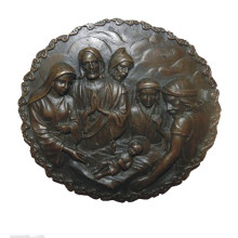 Relief Messing Statue Jesus Relievo Dekor Bronze Skulptur Tpy-917